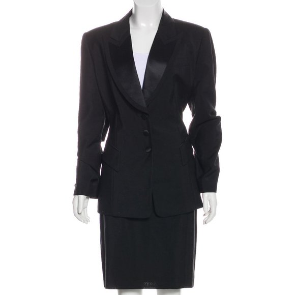 ESCADA Skirt Suit - Wool & Mohair Blend XL
